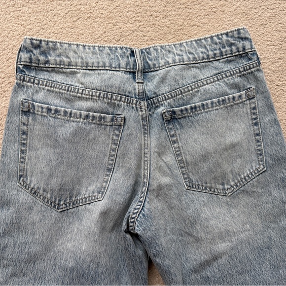 NEW Hollister Low-Rise Baggy Relaxed Leg Opening Jeans Jean Sz 6 28” Medium Wash - Picture 9 of 9